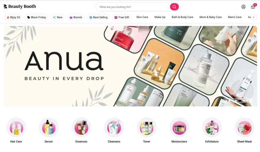 Beauty Booth Website