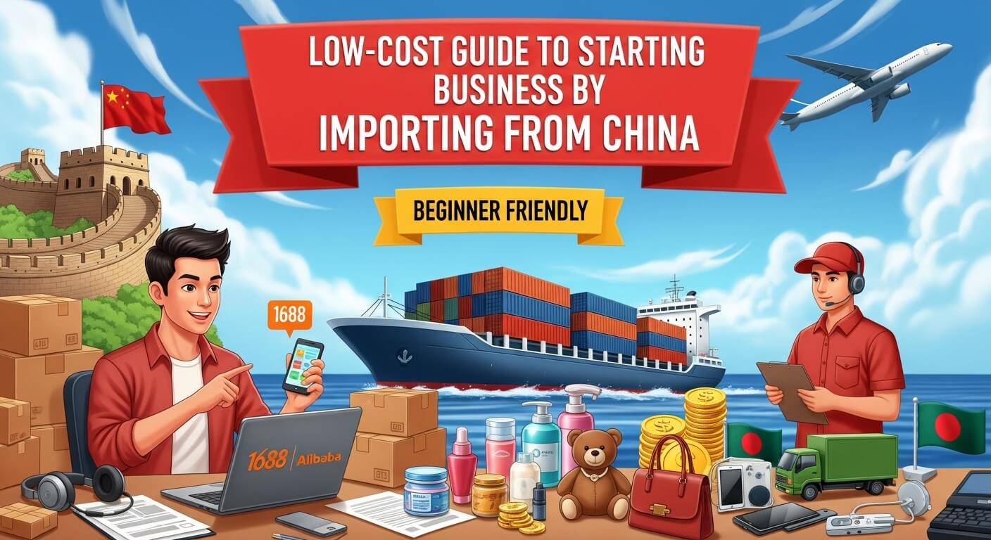 কম টাকায় চীন থেকে পণ্য এনে ব্যবসা শুরু করার সম্পূর্ণ গাইড